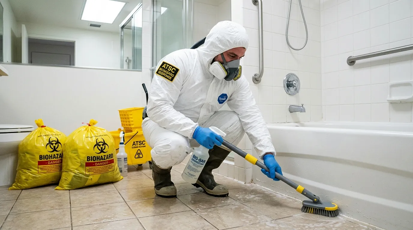 Decontamination equipment deployed for Blood Cleanup in Layhill